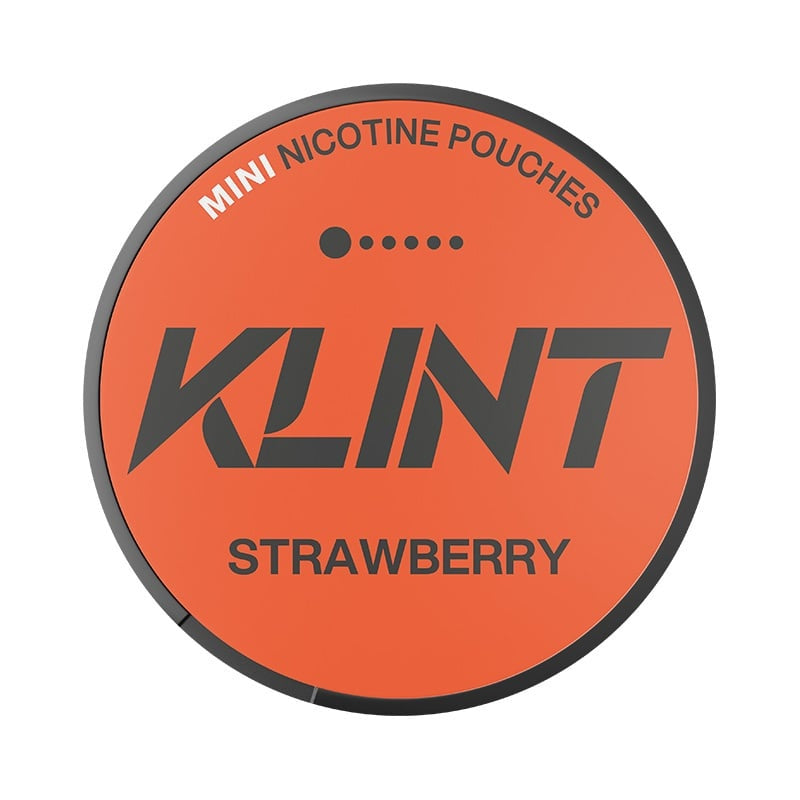 KLINT Strawberry Mini nicotine pouches at Pouchhut NZ