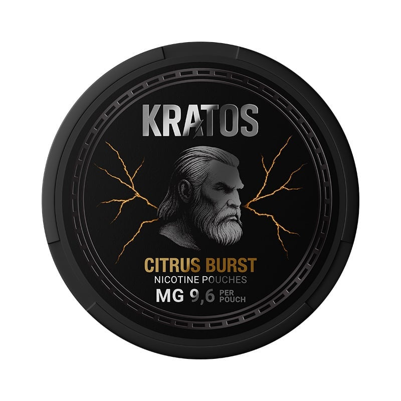 KRATOS Citrus Burst Medium nicotine pouches at Pouchhut NZ