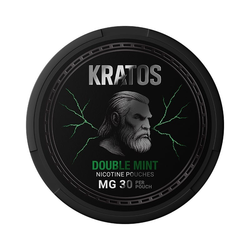 KRATOS Double Mint Extra Strong nicotine pouches at Pouchhut NZ