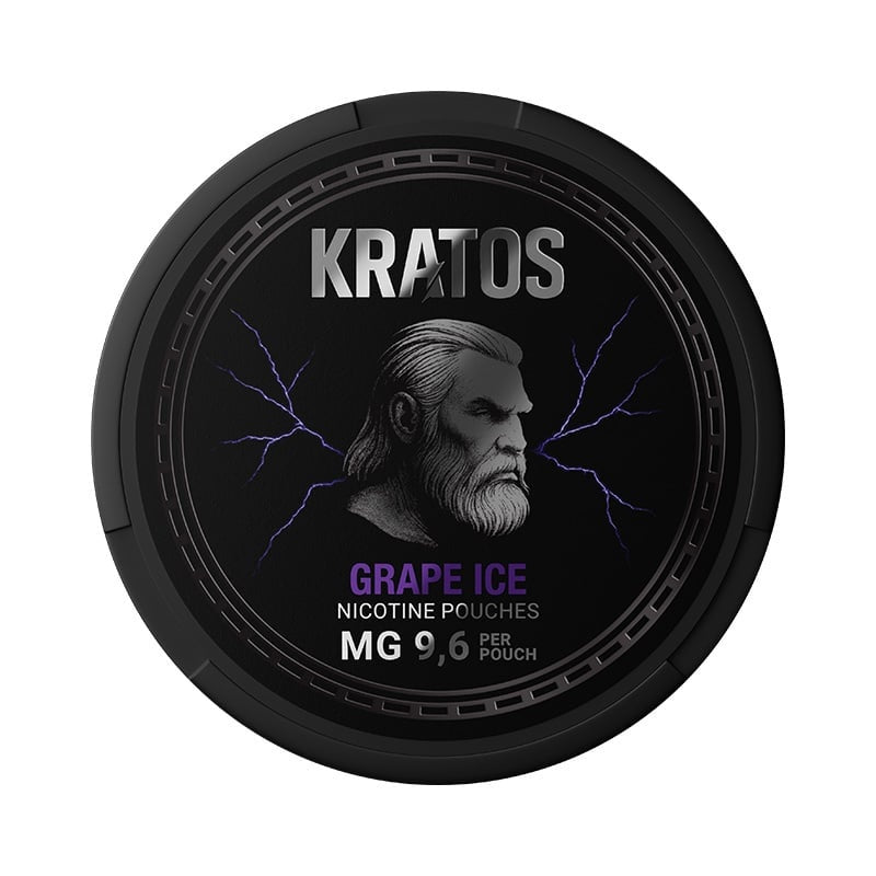 KRATOS Grape Ice Medium nicotine pouches at Pouchhut NZ