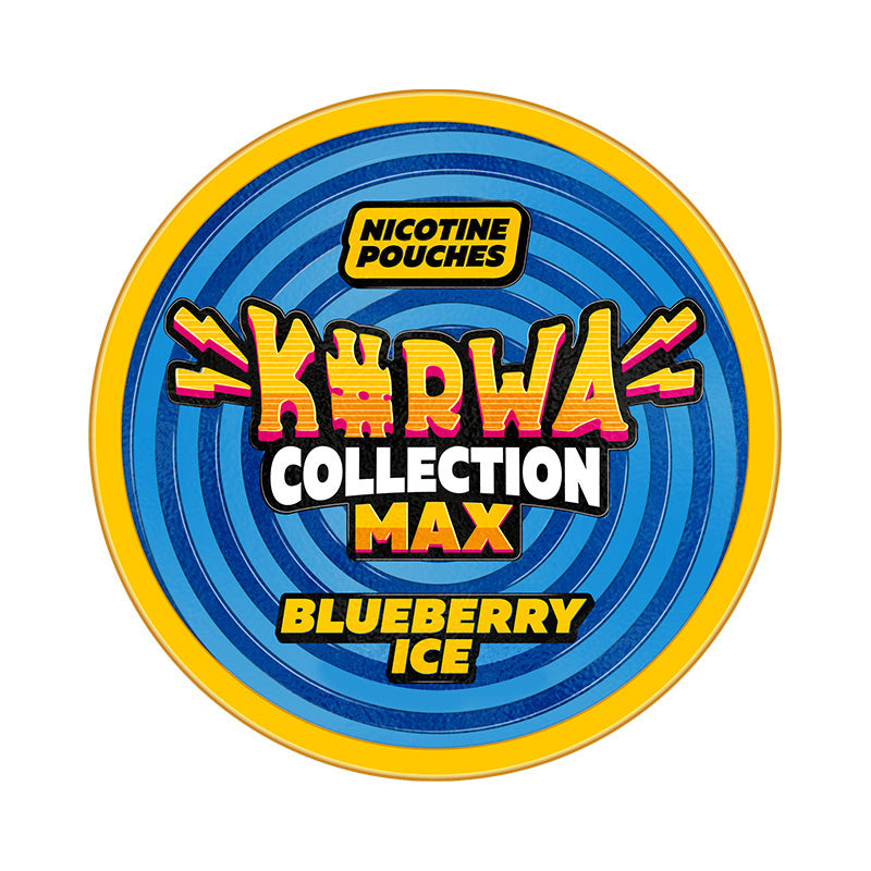 KURWA Collection Max Blueberry Ice nicotine pouches at Pouchhut NZ