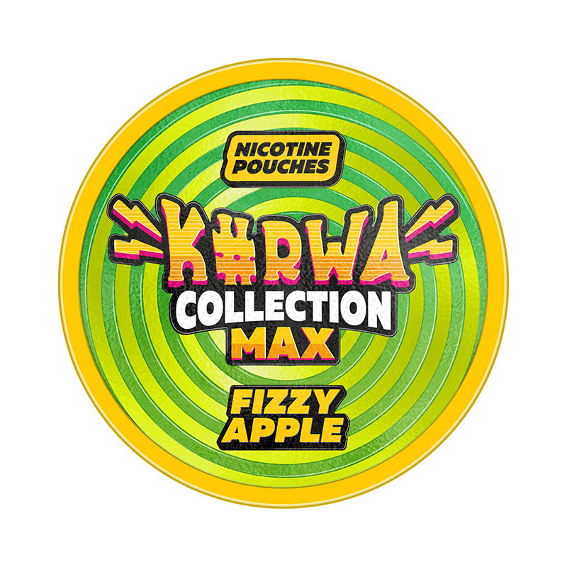 KURWA Collection Max Fizzy Apple nicotine pouches at Pouchhut NZ