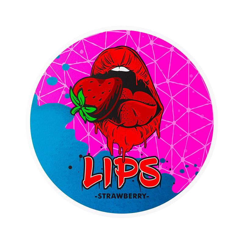 LIPS Strawberry nicotine pouches at Pouchhut NZ