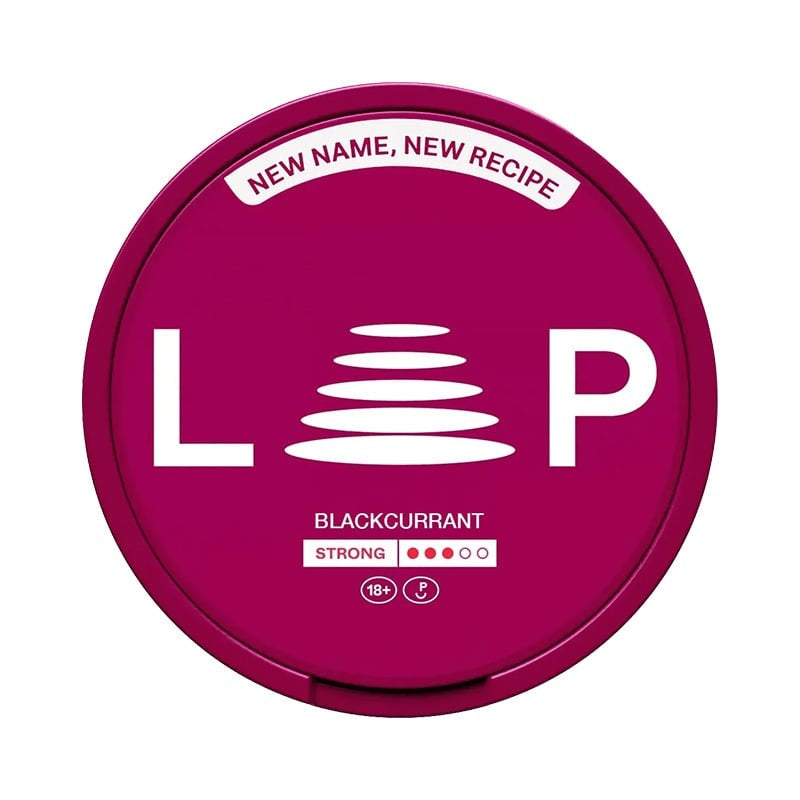 LOOP Blackcurrant Strong nicotine pouches at Pouchhut NZ