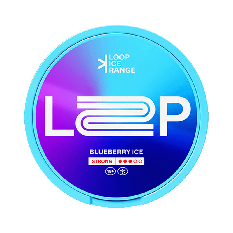 LOOP Blueberry Ice Strong nicotine pouches at Pouchhut NZ