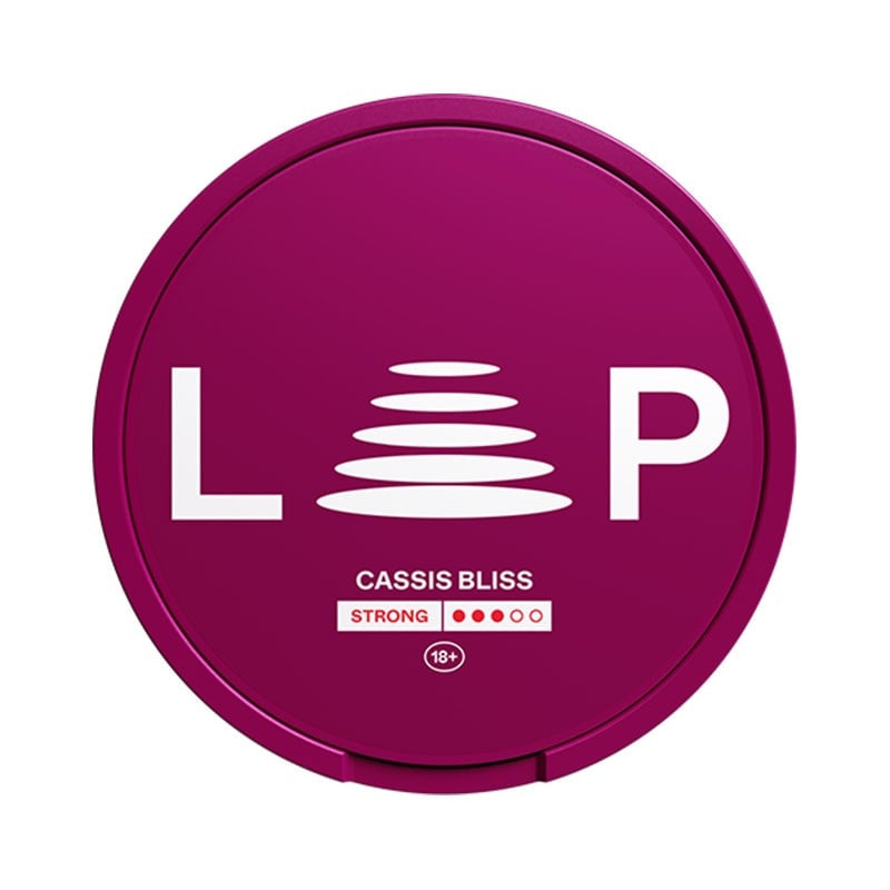 LOOP Cassis Bliss nicotine pouches at Pouchhut NZ