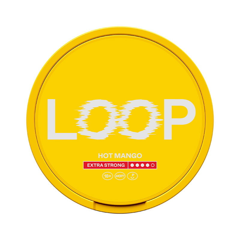 LOOP Hot Mango Extra Strong nicotine pouches at Pouchhut NZ