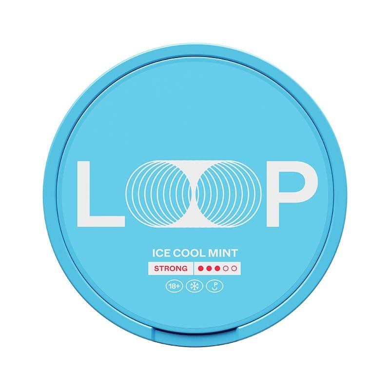 LOOP Ice Cool Mint Strong nicotine pouches at Pouchhut NZ