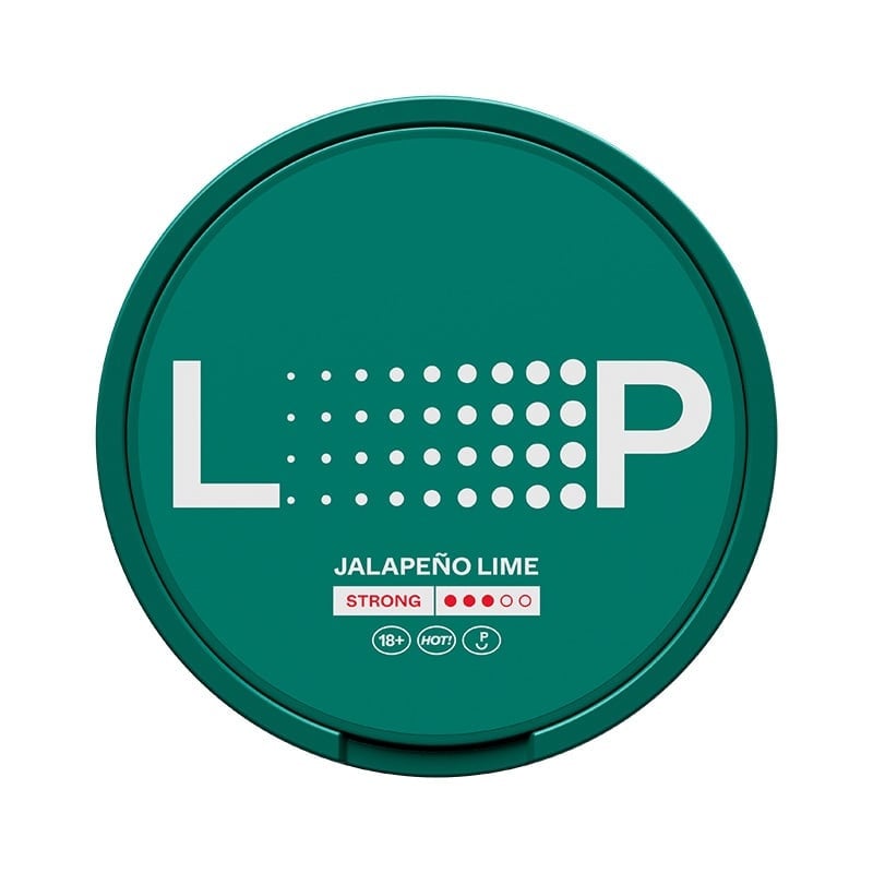 LOOP Jalapeno Lime Strong nicotine pouches at Pouchhut NZ