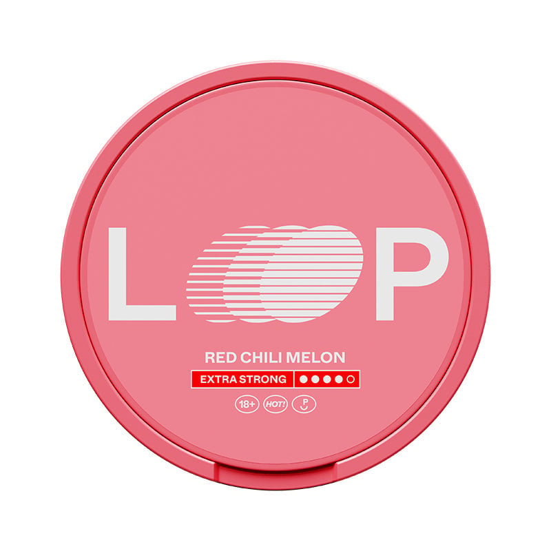 LOOP Red Chili Melon Extra Strong nicotine pouches at Pouchhut NZ