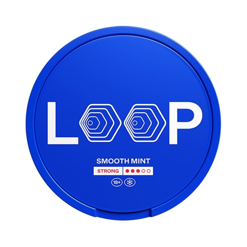 LOOP Smooth Mint Strong nicotine pouches at Pouchhut NZ