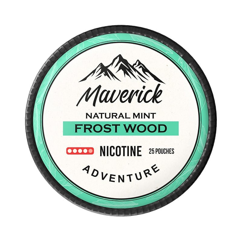 MAVERICK Frost Wood Extra Strong nicotine pouches at Pouchhut NZ