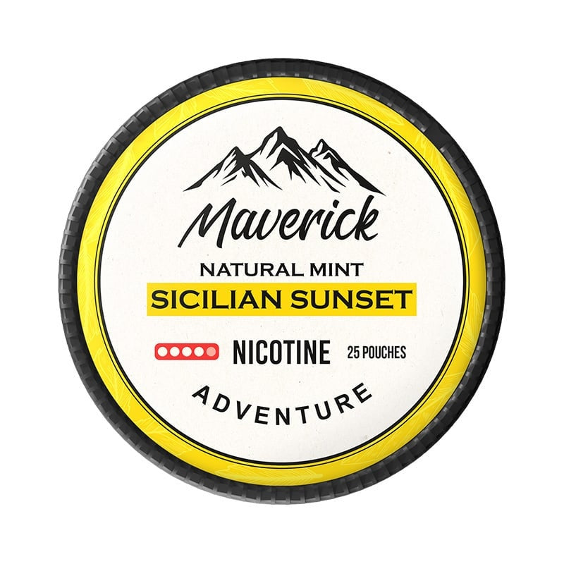 MAVERICK Sicilian Sunset Extra Strong nicotine pouches at Pouchhut NZ