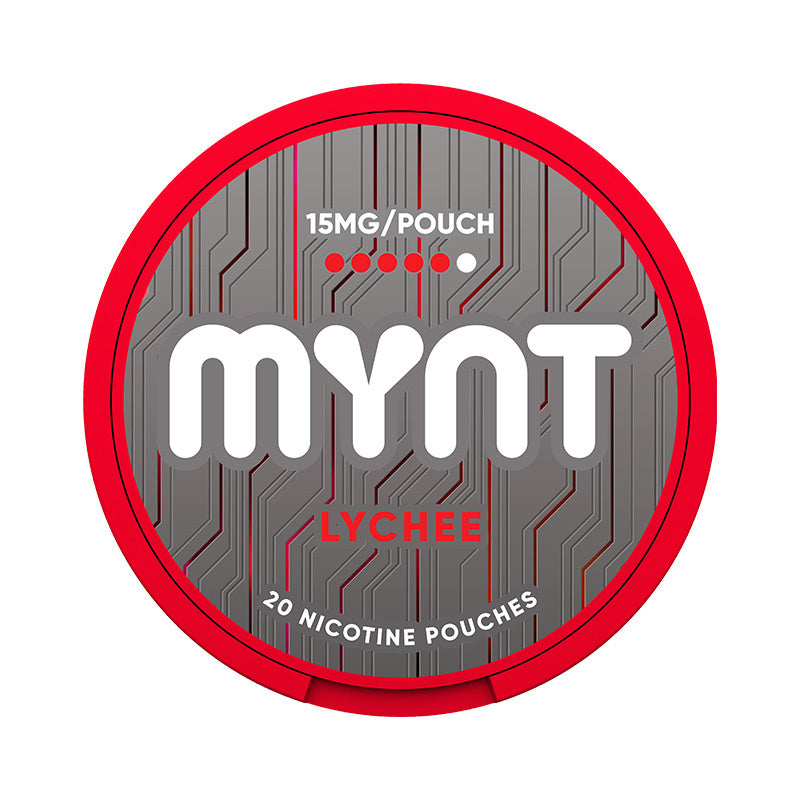 MYNT Lychee Extra Strong nicotine pouches at Pouchhut NZ
