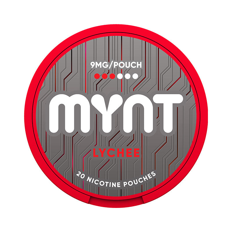 MYNT Lychee Medium nicotine pouches at Pouchhut NZ