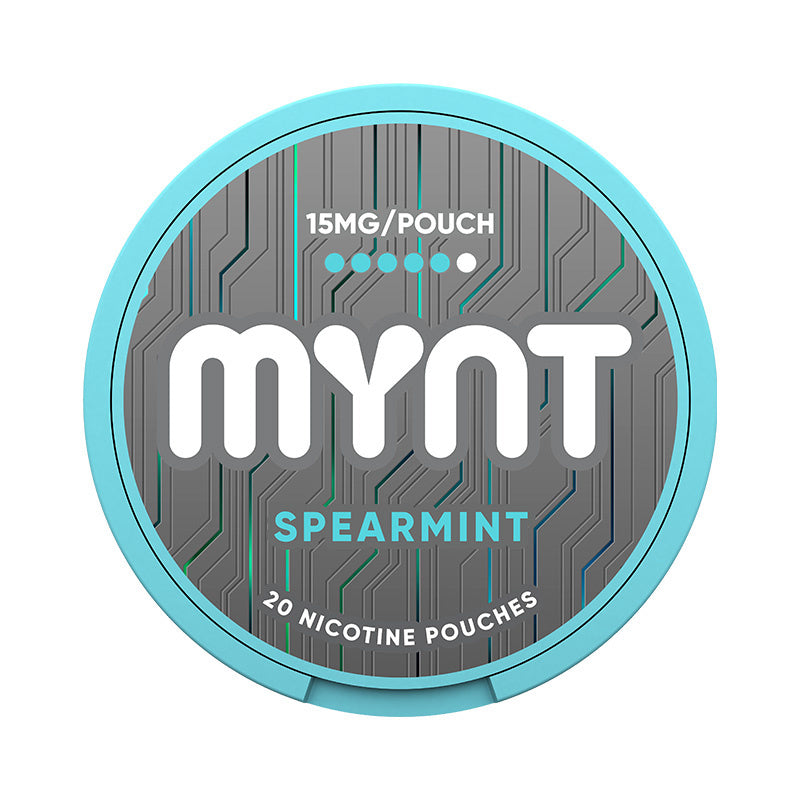 MYNT Spearmint Extra Strong nicotine pouches at Pouchhut NZ
