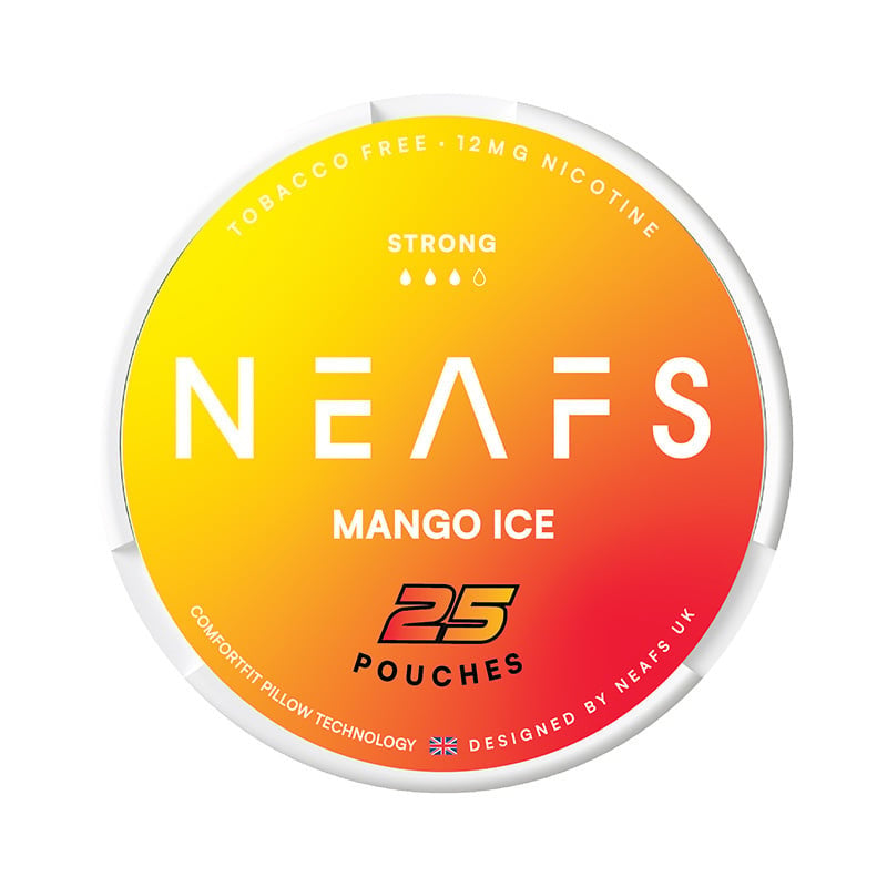 NEAFS Mango Ice Strong nicotine pouches at Pouchhut NZ