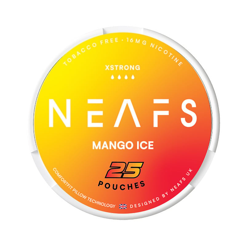 NEAFS Mango Ice X-Strong nicotine pouches at Pouchhut NZ