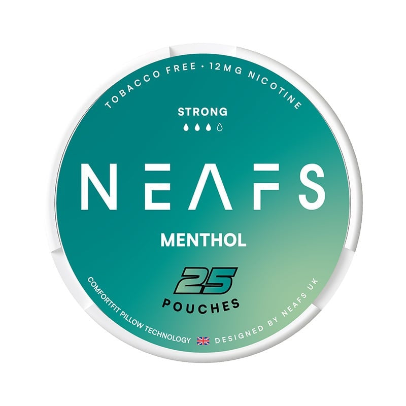NEAFS Menthol Strong nicotine pouches at Pouchhut NZ