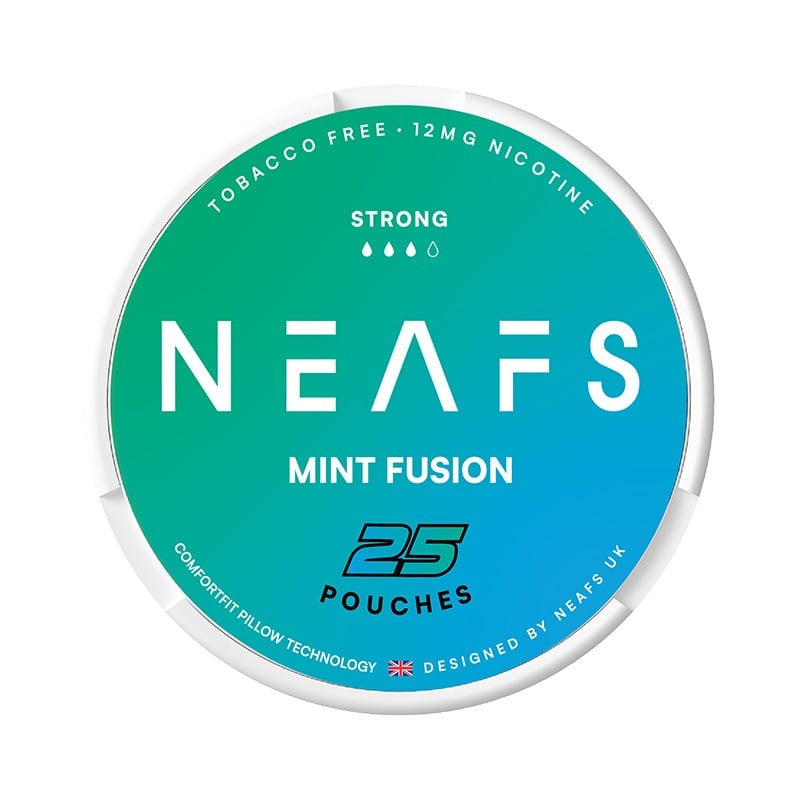 NEAFS Mint Fusion Strong nicotine pouches at Pouchhut NZ