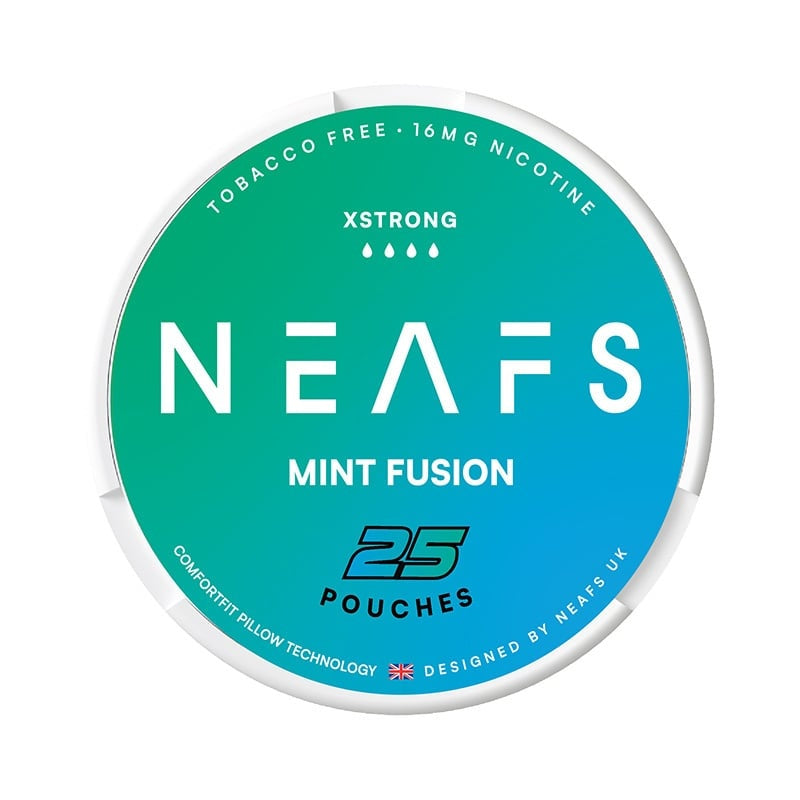 NEAFS Mint Fusion X-Strong nicotine pouches at Pouchhut NZ