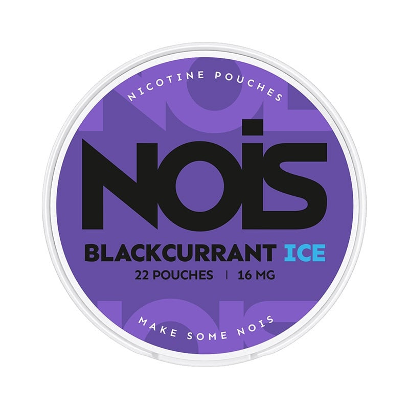 NOIS Blackcurrant Ice nicotine pouches at Pouchhut NZ