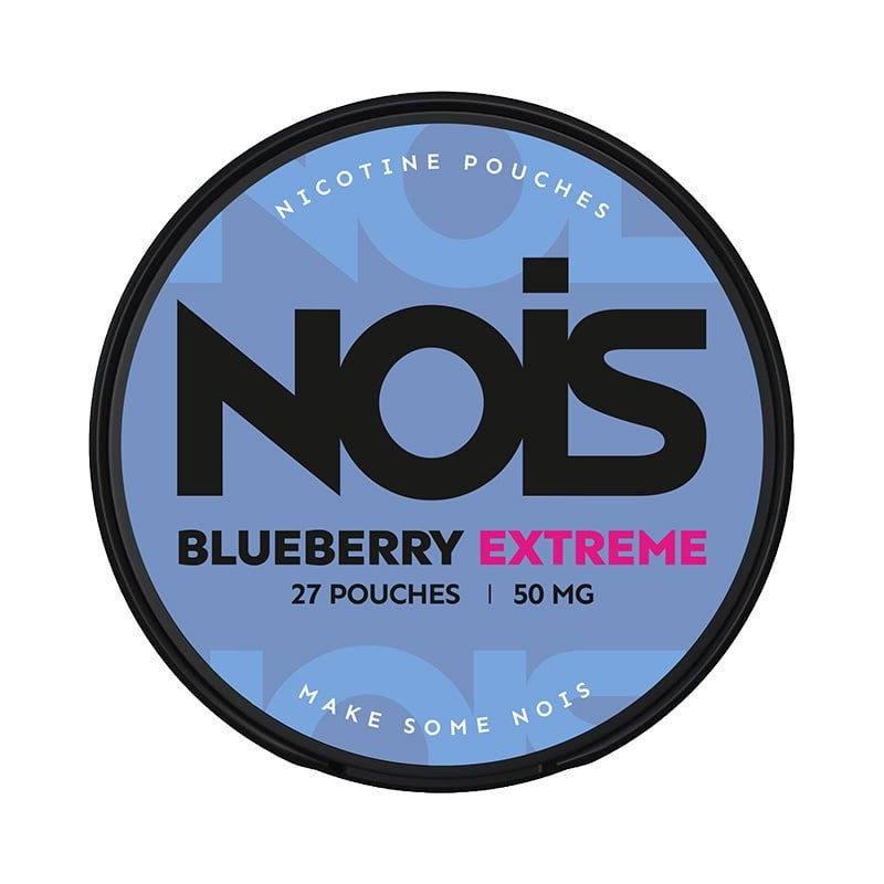 NOIS Blueberry Extreme nicotine pouches at Pouchhut NZ
