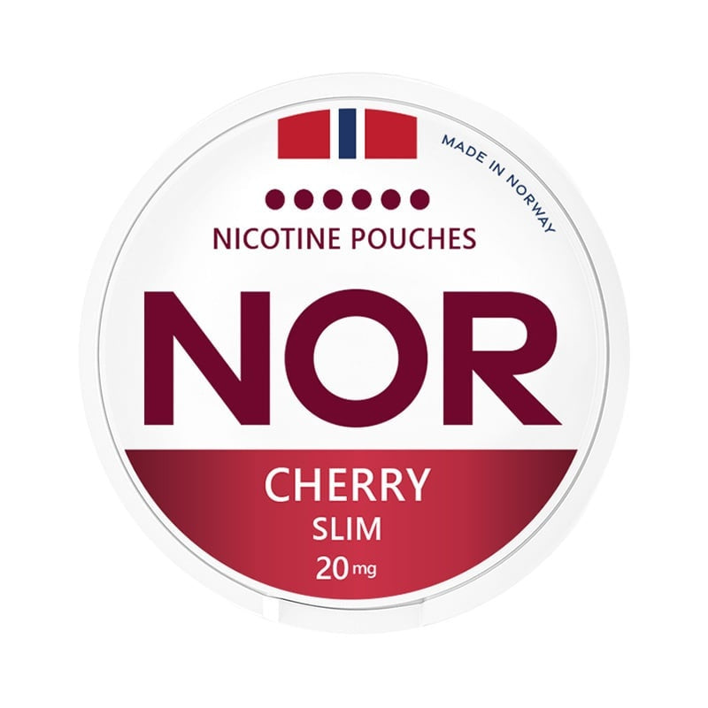 NOR Cherry Slim nicotinezakjes kopen online nicotine pouches at Pouchhut NZ