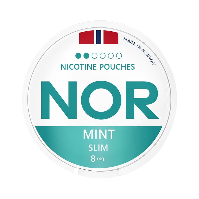 NOR Mint Slim nicotinezakjes kopen online nicotine pouches at Pouchhut NZ