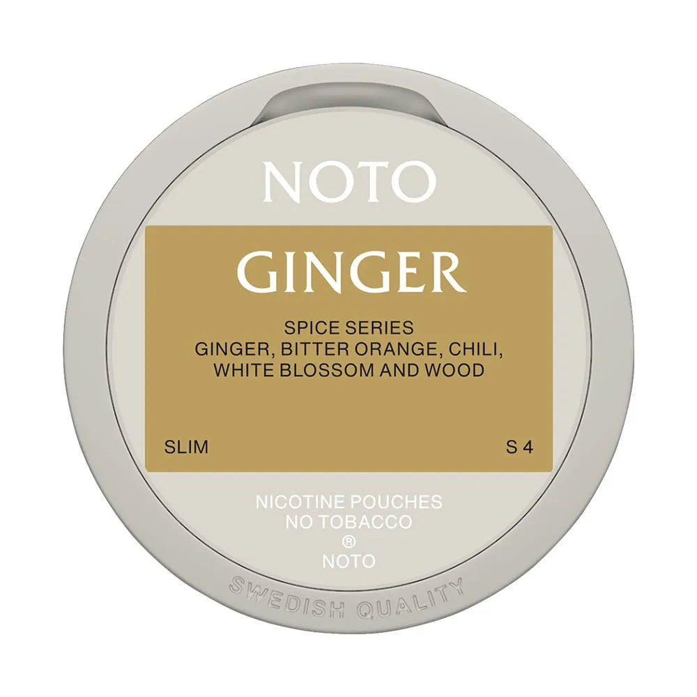 NOTO Ginger nicotine pouches at Pouchhut NZ