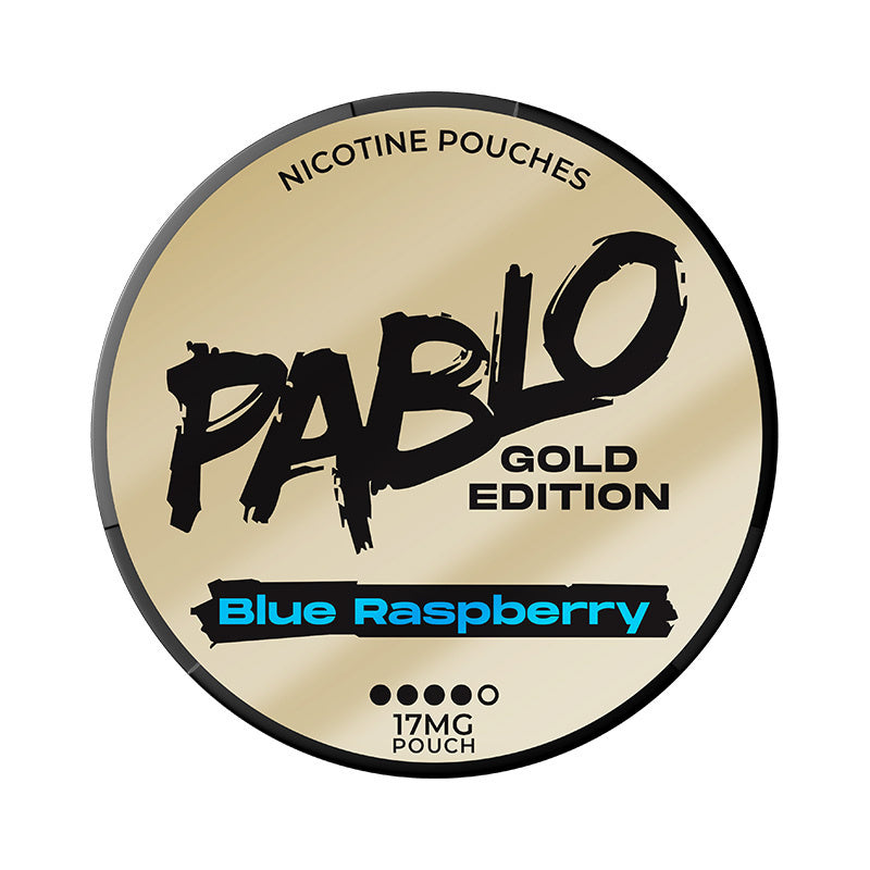 PABLO GOLD Blue Raspberry nicotine pouches at Pouchhut NZ