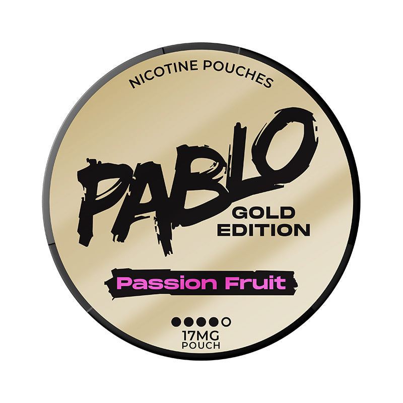 PABLO GOLD Passion Fruit nicotine pouches at Pouchhut NZ