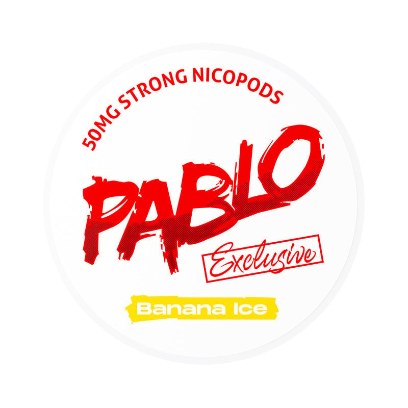 PABLO Exclusive Banana Ice nicotine pouches at Pouchhut NZ