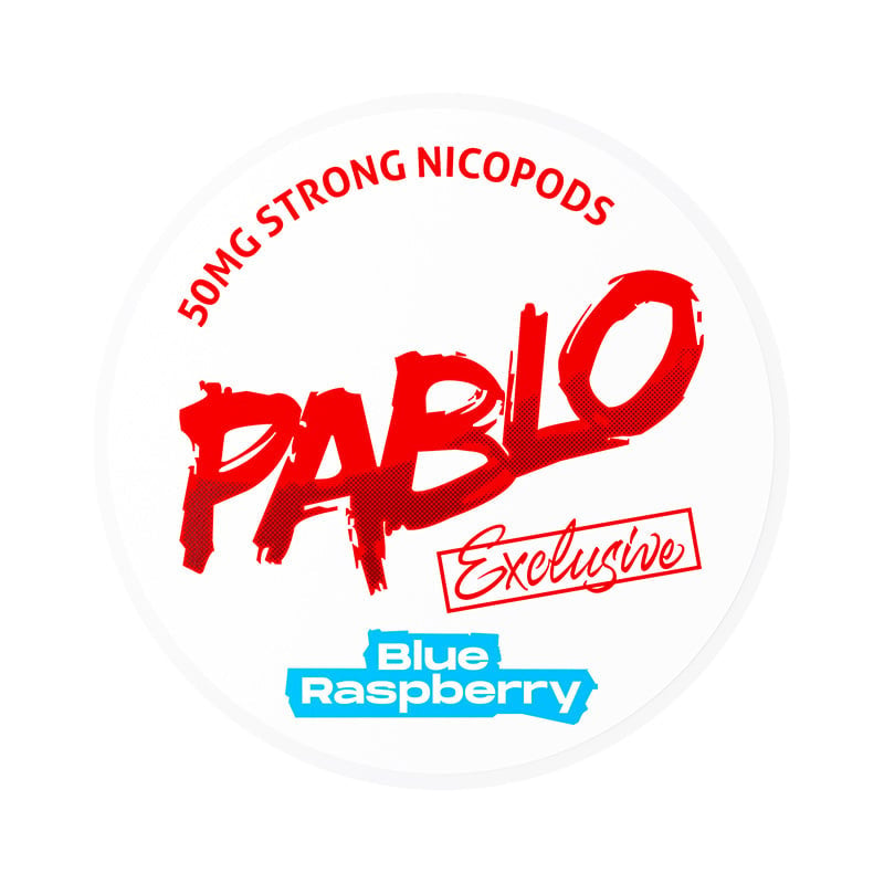 PABLO Exclusive Blue Raspberry nicotine pouches at Pouchhut NZ