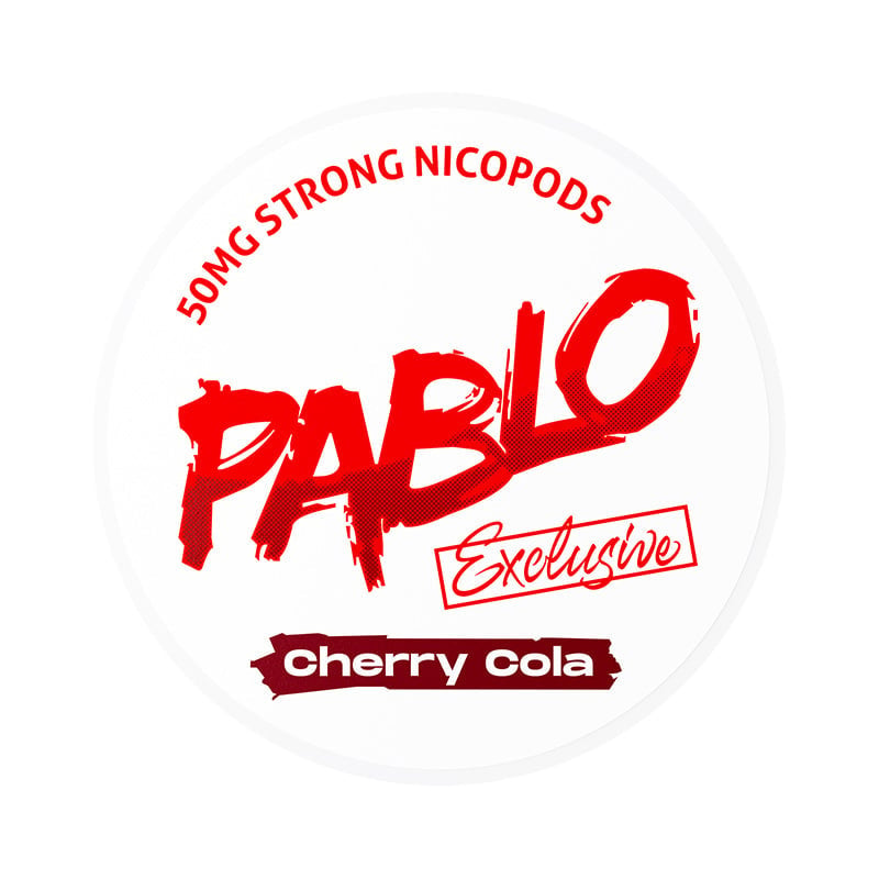 PABLO Exclusive Cherry Cola nicotine pouches at Pouchhut NZ