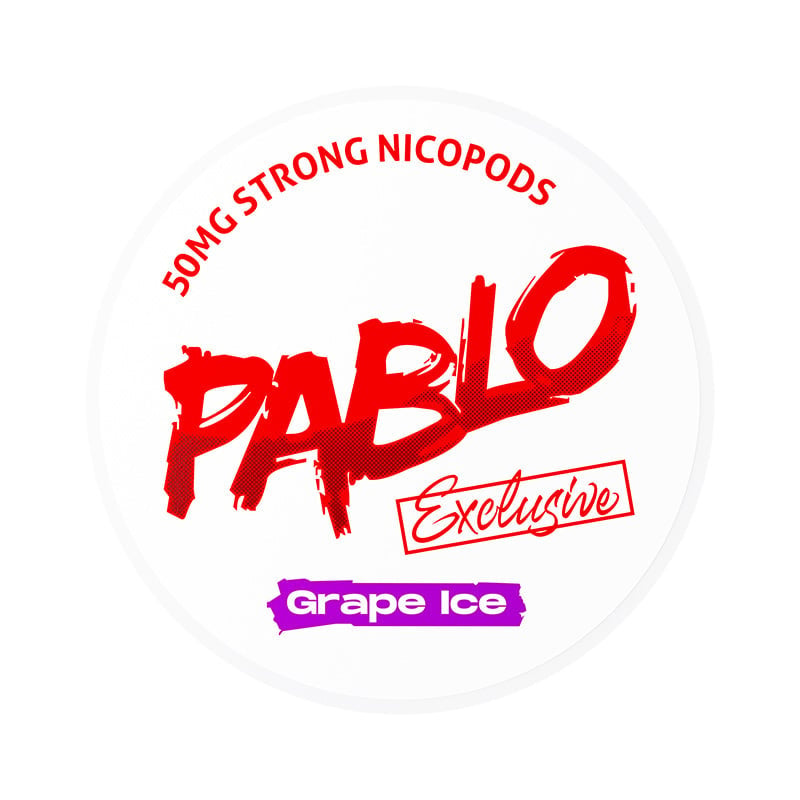 PABLO Exclusive Grape Ice nicotine pouches at Pouchhut NZ