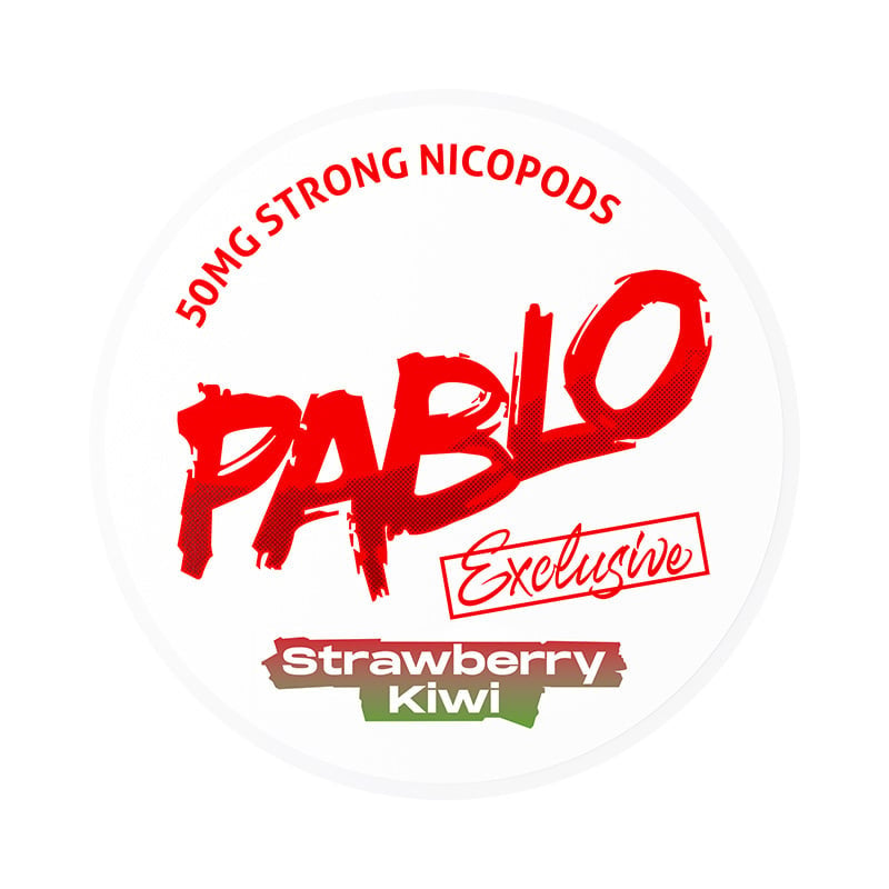 PABLO Exclusive Strawberry Kiwi nicotine pouches at Pouchhut NZ