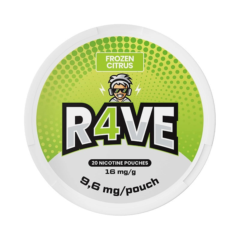 R4VE - Frozen Citrus Medium nicotine pouches at Pouchhut NZ