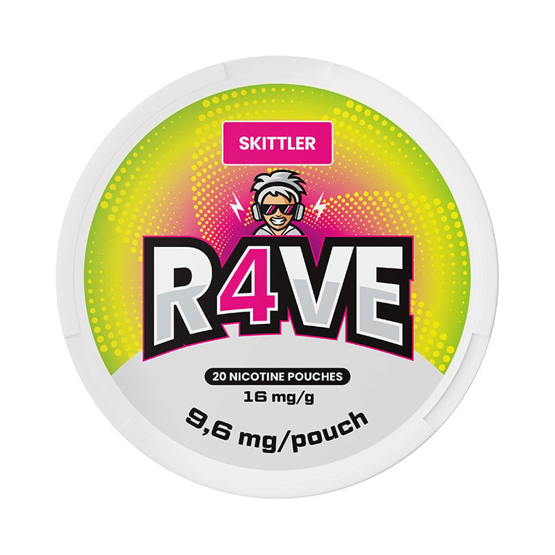 R4VE - Skittler Medium nicotine pouches at Pouchhut NZ