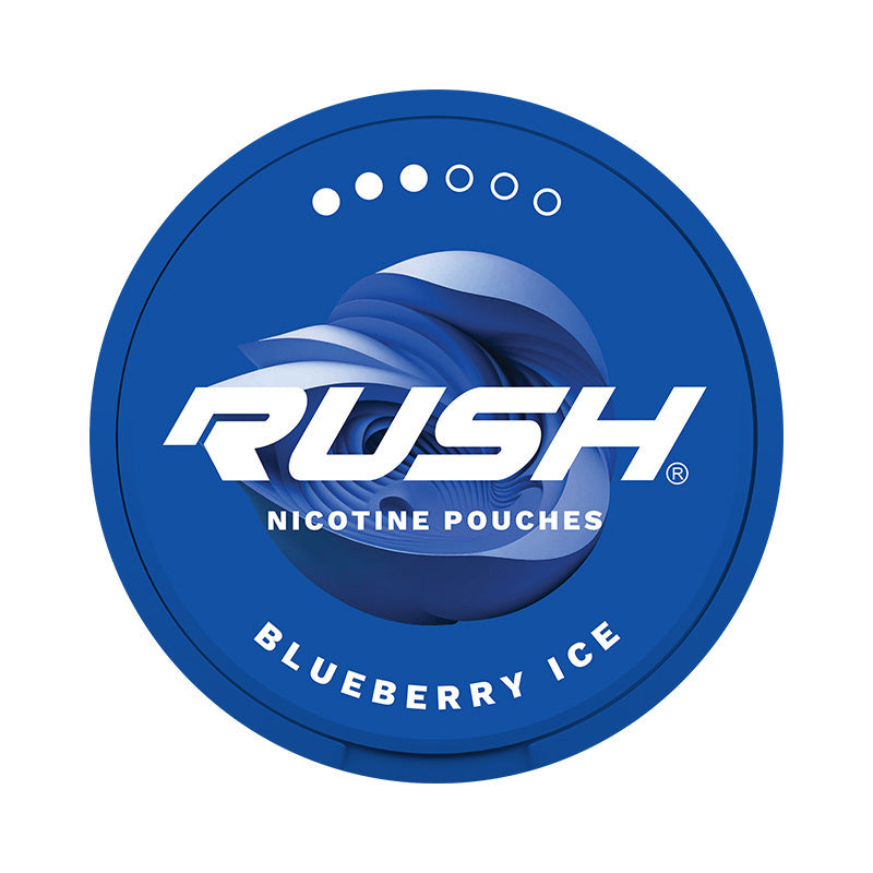 RUSH Blueberry Ice nicotine pouches at Pouchhut NZ