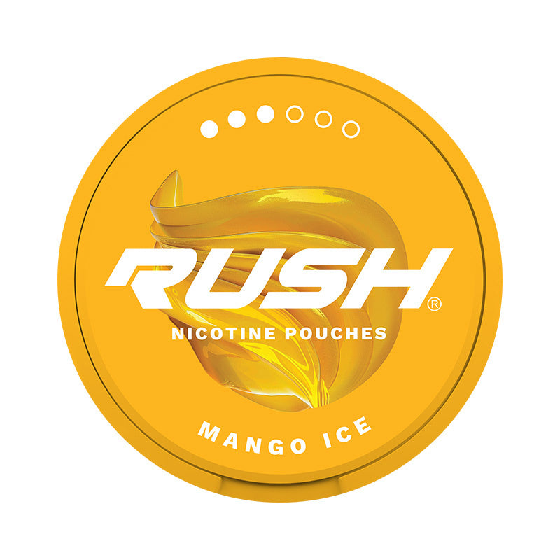 RUSH Mango Ice nicotine pouches at Pouchhut NZ