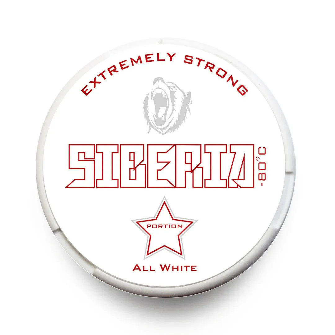 Siberia -80 All White Original Nicotine nicotine pouches at Pouchhut NZ