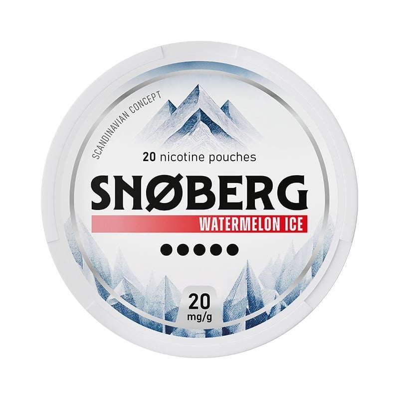 SNOBERG Watermelon Ice Strong nicotine pouches at Pouchhut NZ