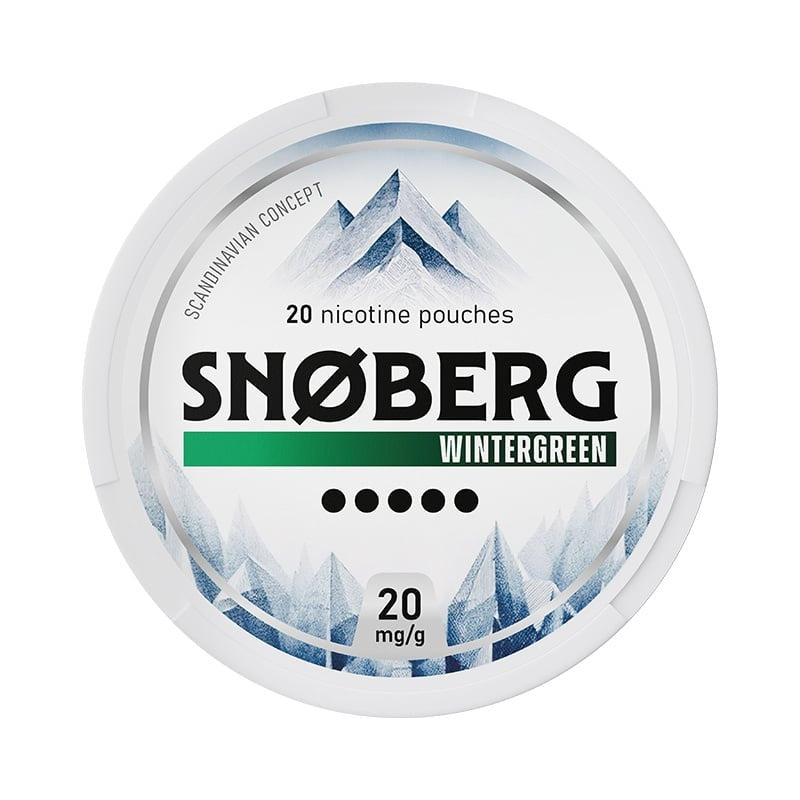 SNOBERG Wintergreen Strong nicotine pouches at Pouchhut NZ