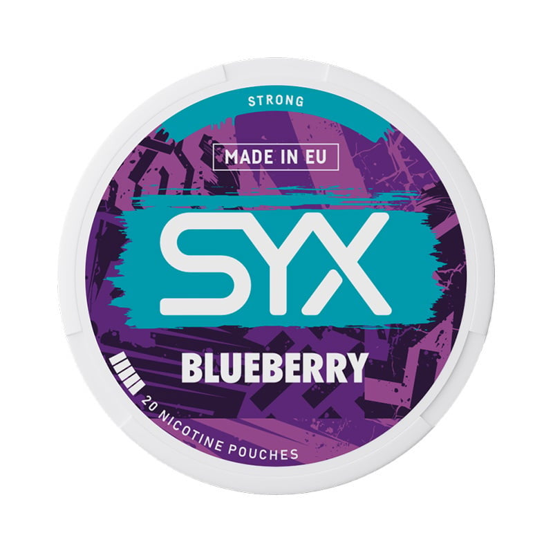 SYX Blueberry Strong nicotine pouches at Pouchhut NZ