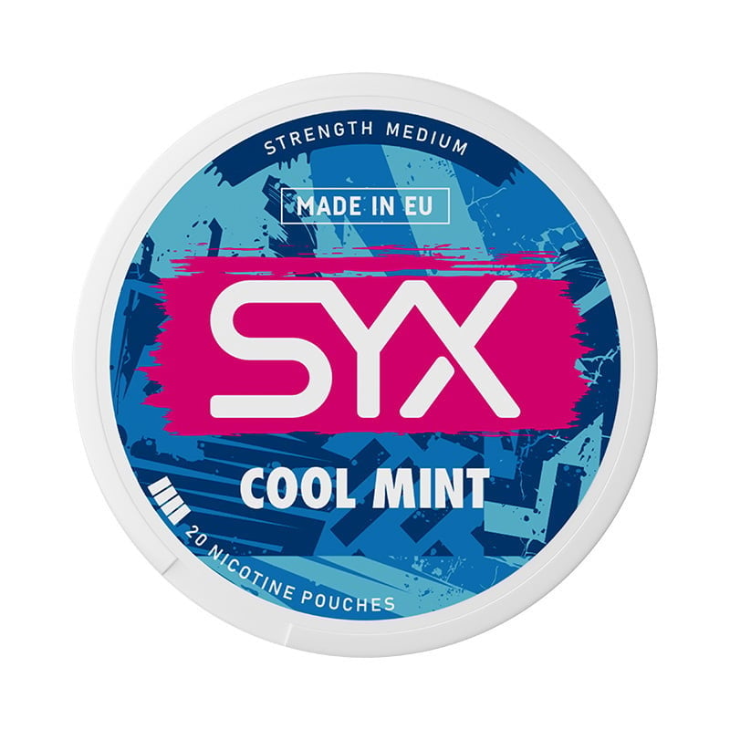 SYX Cool Mint Medium nicotine pouches at Pouchhut NZ