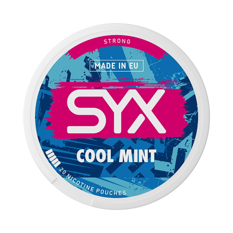 SYX Cool Mint Strong nicotine pouches at Pouchhut NZ