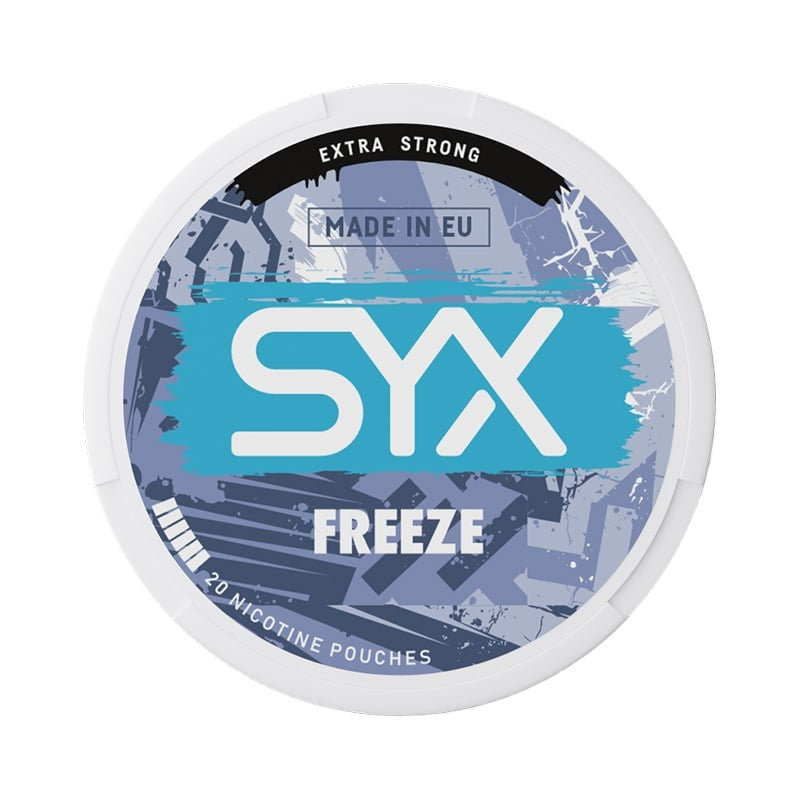 SYX Freeze Extra Strong nicotine pouches at Pouchhut NZ