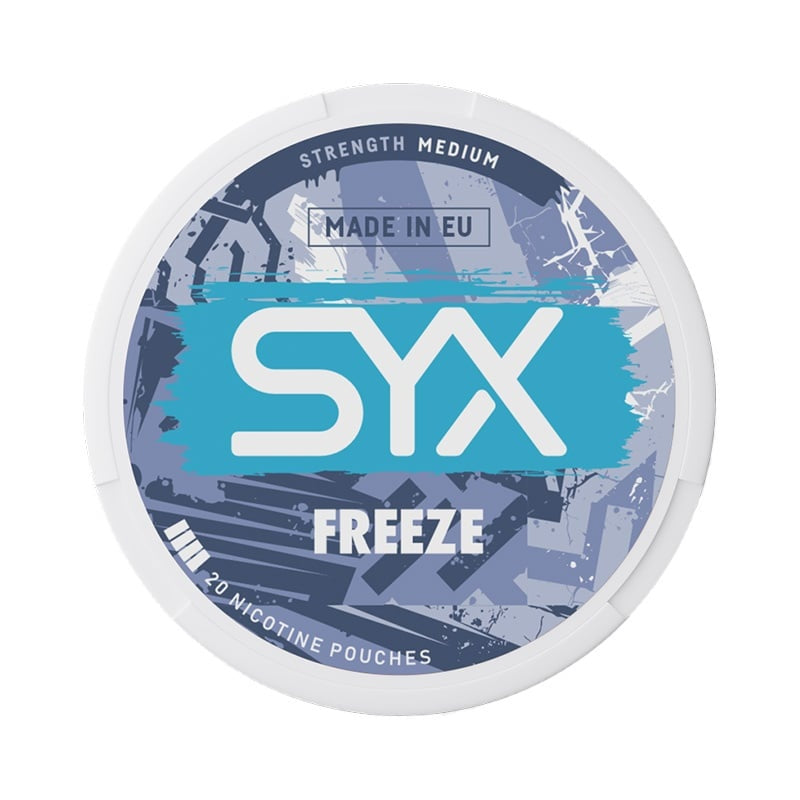 SYX Freeze Medium nicotine pouches at Pouchhut NZ