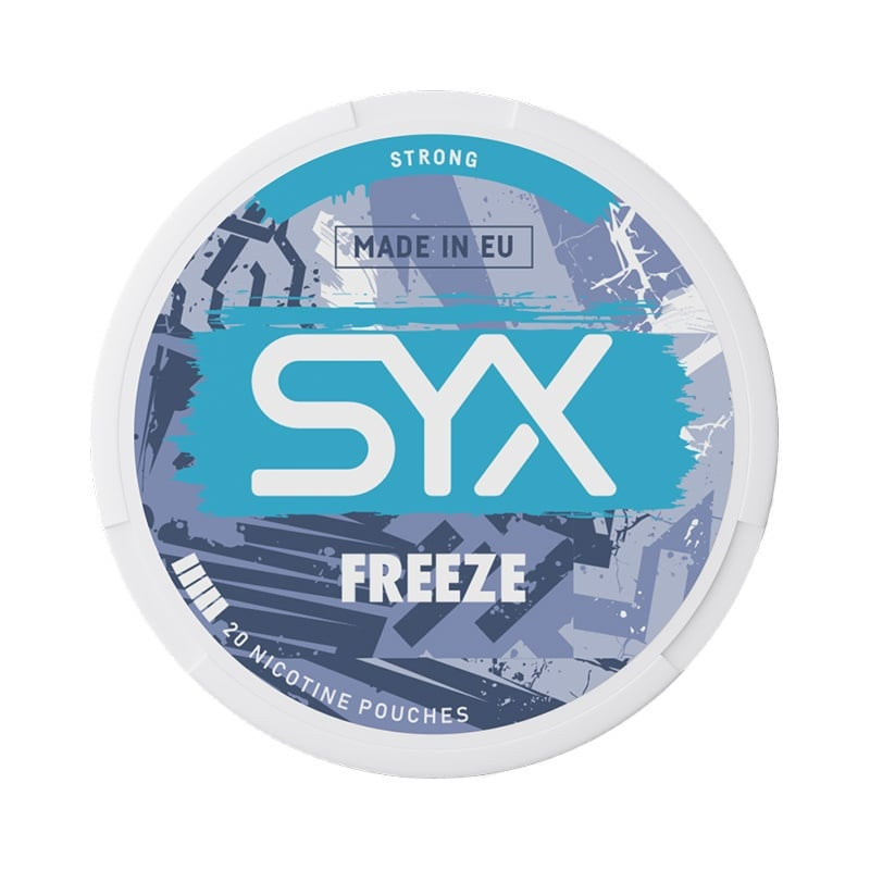 SYX Freeze Strong nicotine pouches at Pouchhut NZ